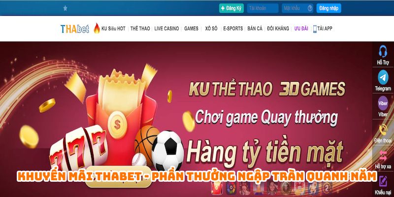 Khuyến Mãi Thabet - Phần Thưởng Ngập Tràn Quanh Năm